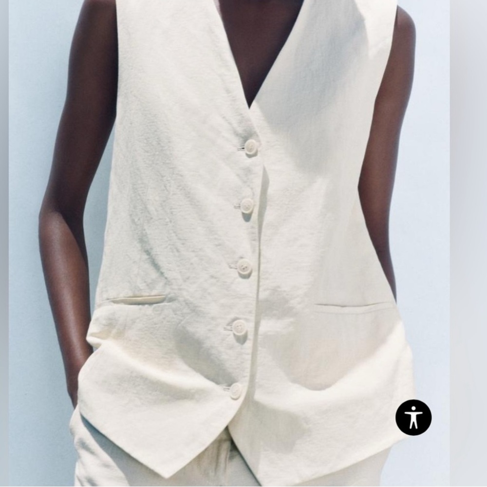 NWT Zara ZW Collection vest